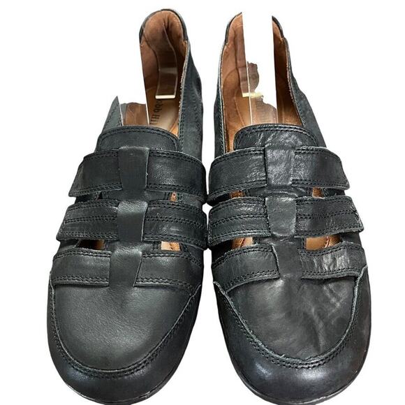 Cobb Hill Womens Womens Black Leather Loafers Flats Comfort Shoes Round Toe 10 - Picture 9 of 16